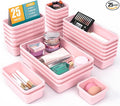 25 PCS Drawer Organizer Set, 4 Size Makeup Drawer Divider Organizer by StoreHappily