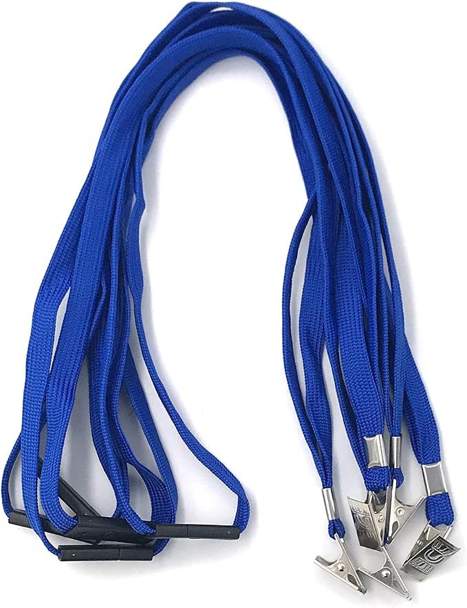 Beebel Blue Lanyards 25 Pack Breakaway Lanyard Comfortable Neck Straps Premium - Image 5