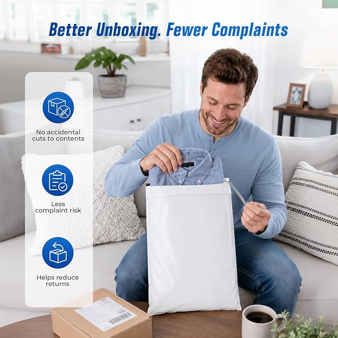Fuxury Poly Mailers 12x15.5 300PC Shipping Bags - Image 8