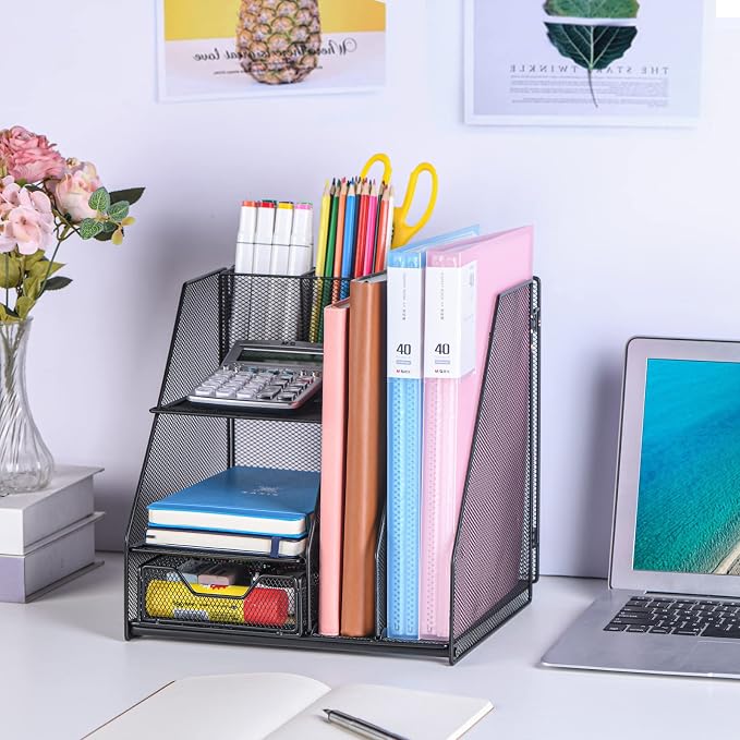 Topwey Desk Organizer, File Organizer - Image 7