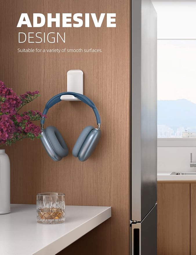 Lamicall Headphone Stand, Sticky Headset Hanger - Image 4