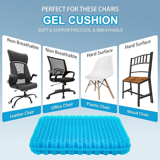 Gel Seat Cushion for Long Sitting - Image 5