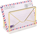 Modern Mail Holder for Home Office, Metal Letter Organizer Sorter for Desk by Jeasor