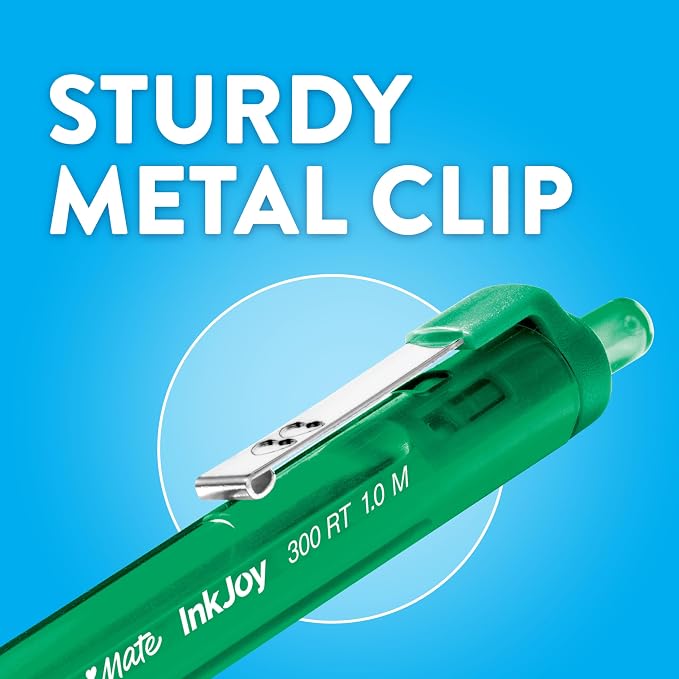 Paper Mate InkJoy 300RT Retractable Ballpoint Pens, Medium Point, Journaling - Image 8