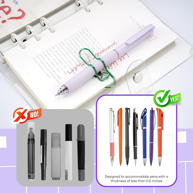 Paper Clip Pen Holder, Oversized Metal Paperclip - Image 2