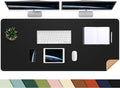 AFIING Cork Desk Mat 55" x 17", Dual-Sided Natural Cork & PU Leather Desk Pad by AFIING