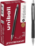 Uniball Jetstream RT 12 Pack, 1.0mm Bold Black, Wirecutter Best Pen, School Pens by uni-ball