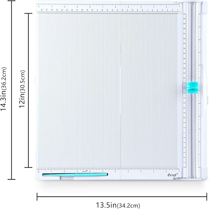 Ecraft Paper trimmer Scoring Board: 12 x12 inch craft paper cutter - Image 2