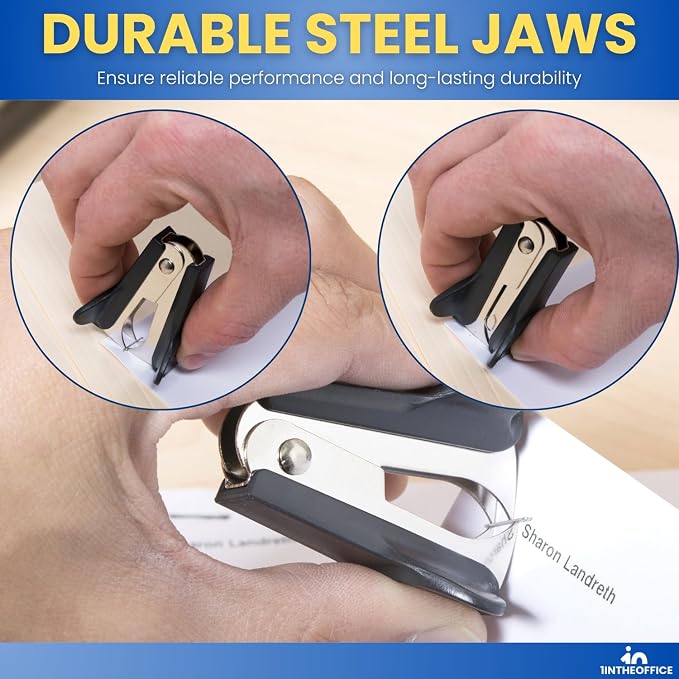 1InTheOffice Claw Staple Remover, 3 Pack " - Image 3