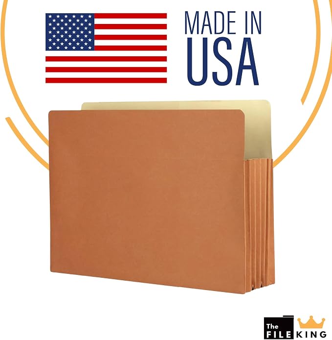 The File King Expanding Accordion File Folder – Letter Size | 5.25” Expansion - Image 5