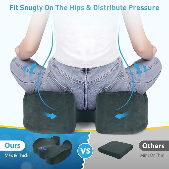 BlissTrends Seat Cushion, Thick Memory Foam Cushions - Image 3