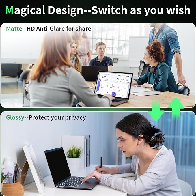 Laptop Privacy Screen 16 Inch, Laptop Screen Privacy Shield 16:10 Aspect Ratio - Image 5