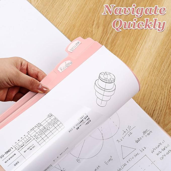 Epakh 6 Pcs Binder Dividers for 3 Rings Binders Index Dividers - Image 6