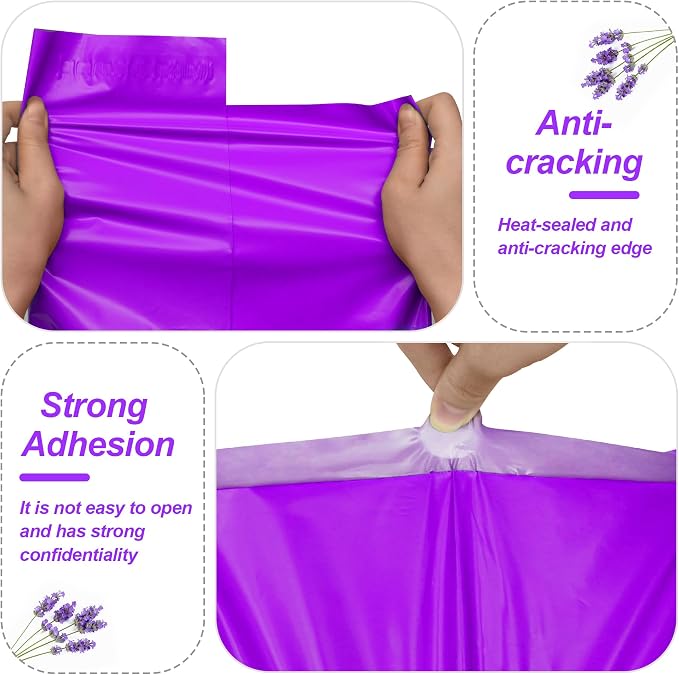 JinRuiKJ Thank You Poly Mailer 12x15.5 Inch 50 PCS, Shipping Bags - Image 4