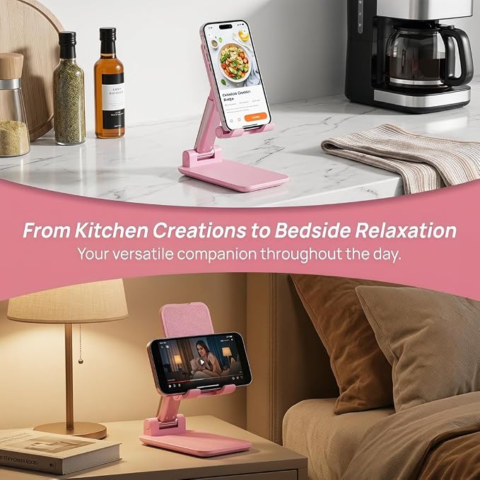 Phone Stand for Desk Cell Phone Holder Stands for iphones, Sakura Pink | Mini - Image 2