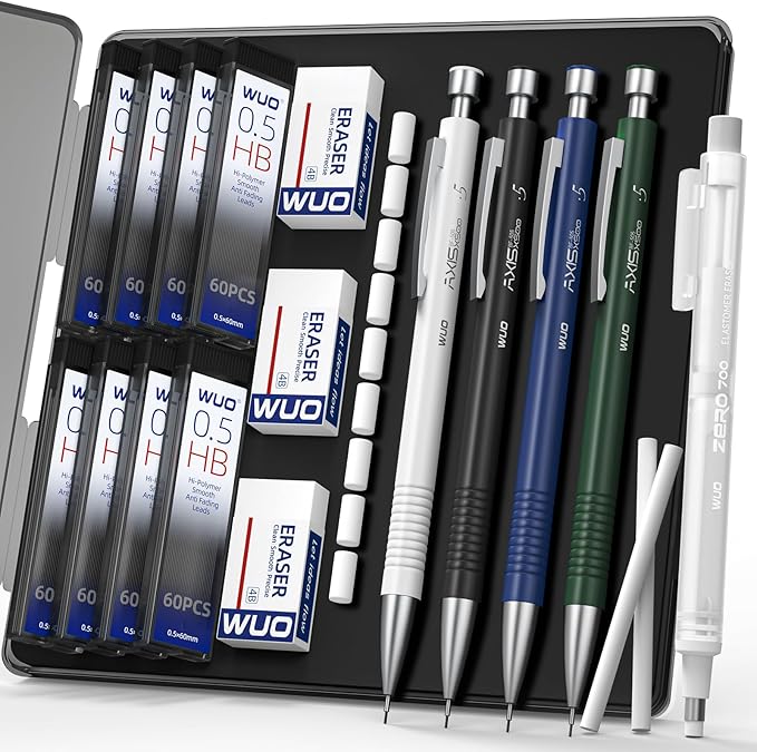 WUO 0.5mm Mechanical Pencil Set by WUO