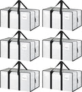 6 Pack Extra Heavy Duty Large Moving Bags by Fygrip