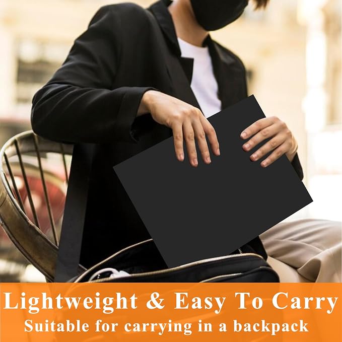 pmybupo 100Pcs Black Two-Pocket Heavyweight File Folder, Letter Size, Paper - Image 4