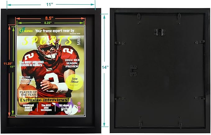Goldfinch 2 Packs Sports Magazine Frame Displays Magazines Measuring 8.5 x - Image 4