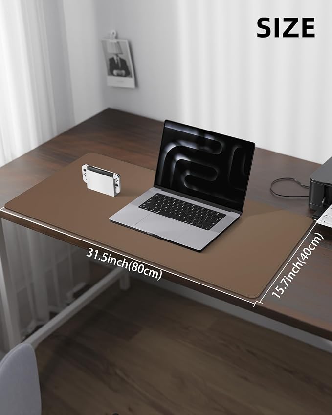 Leather Desk Pad & Protector, Mouse Pad & Office Mat - Image 5