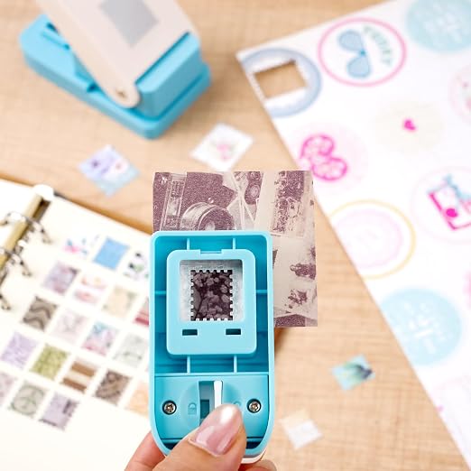 BAOFALI 2Pcs/Set Stamp Punch, 0.6 x 0.5 inch, 1 x 0.8 Inch, Rectangular Stamps - Image 7
