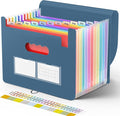 Sooez Accordion File Organizer, 13 Pockets Expanding File Folders, Portable by Sooez