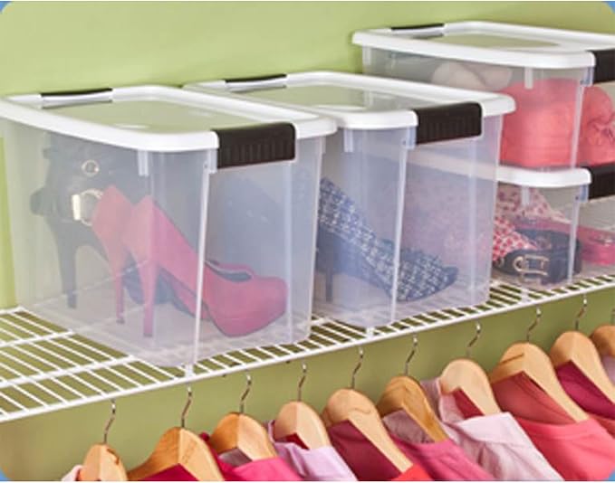 Sterilite 12-Pack 30 Quart Ultra Latch Box, and Closet - Image 8
