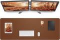 Large Desk pad mat, Mouse Pad, Office Desk Mat, Non-Slip PU Leather Desk Blotter by AFIING