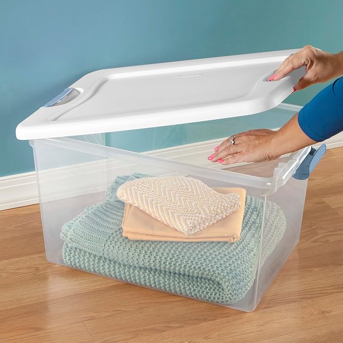 Sterilite 18-Pack Latching Box, Under Bed Storage Bins - Image 6