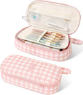 SUNEE Cute Pencil Case, Large Colored Pencil Pouch, Aesthetic Pen Bag by SUNEE
