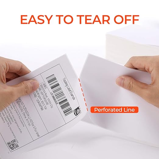 MUNBYN 4x6 Inch Direct Thermal Labels, 1000 Sheets/2 Rolls, Shipping Paper - Image 5