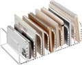 SANRUI Clear Desk Mail Organizer, 9 Compartments Acrylic Office Document Sorter by SANRUI