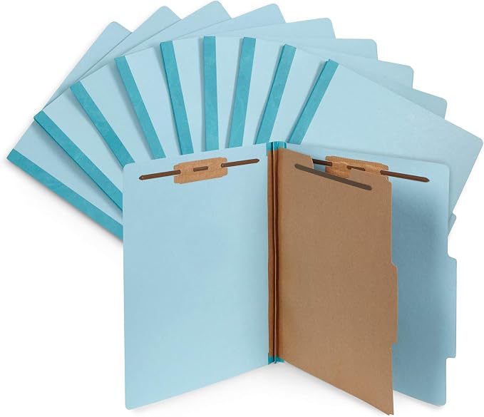 Blue Summit Supplies 30 Blue Classification Folders - Image 6