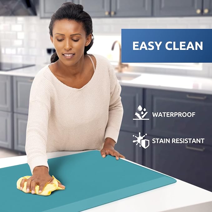 KitchenClouds Kitchen Mat Cushioned Anti Fatigue Kitchen Rug 17.3"x60" - Image 3