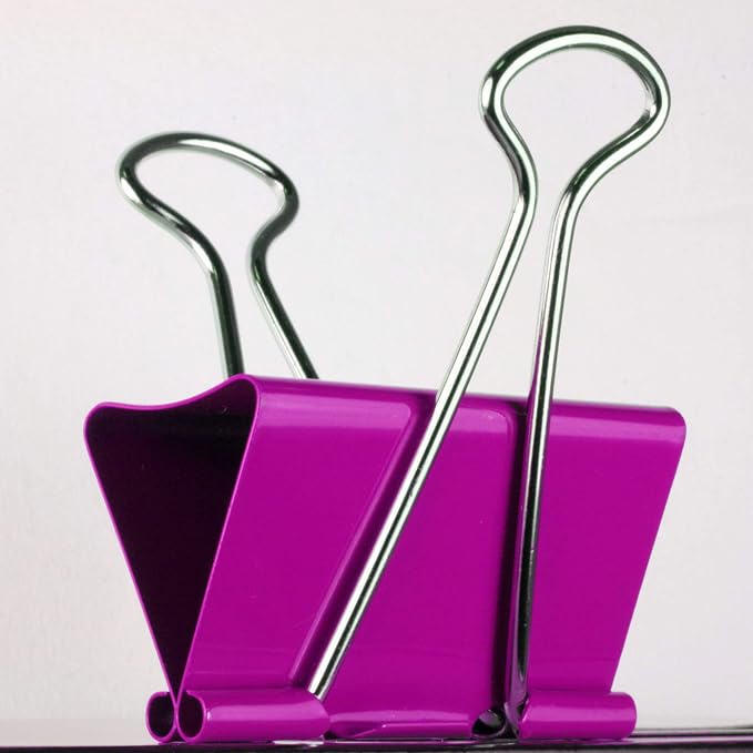 BAZIC Products Small Binder Clips, 3/4 in, 20 Ct, clamp paper stacks tight and - Image 7