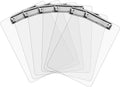 Plastic Clipboards Transparent Clipboard Strong 12.5 x 9 Inch | Holds 100 by OfficeSolutionsDirect