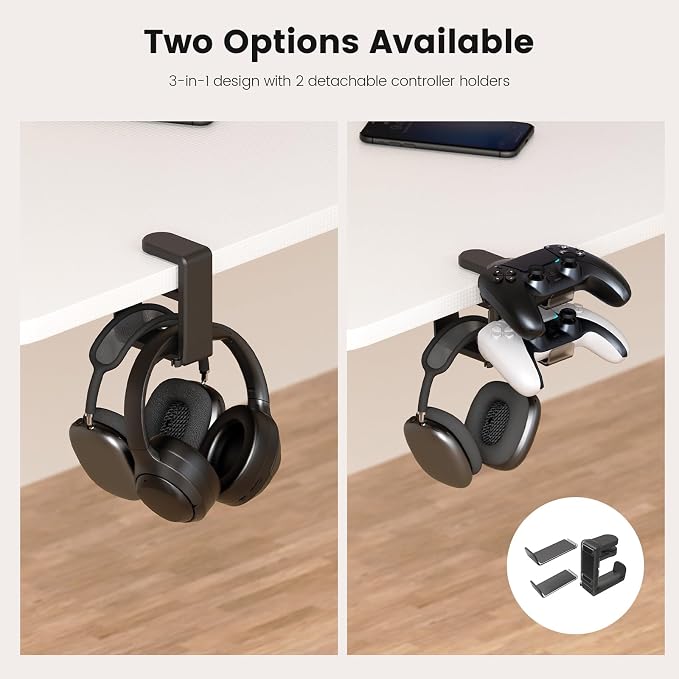 3in1 Rotating Headphone Holder - Image 7