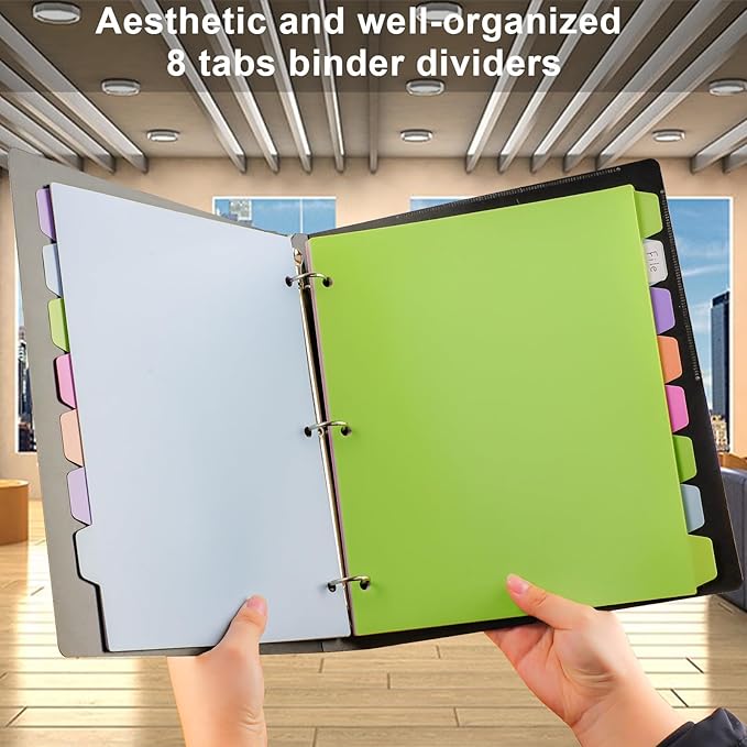 HABGP 24Pcs/3 Set Binder Dividers - Image 8