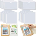 Junkin 20 Pcs Adhesive Pockets for Planners Index Card Pockets Planner by Junkin