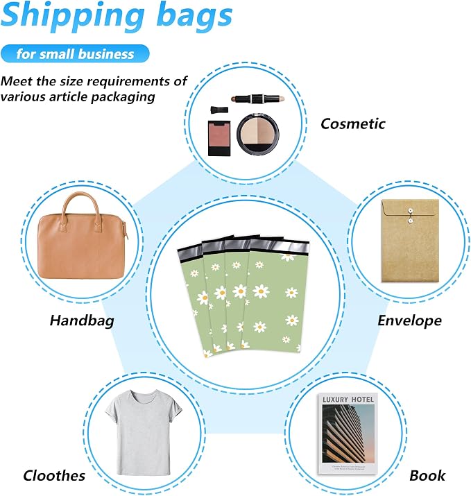 Poly Mailer 6x9 Inch 100 Pcs, Waterproof and Tear-Resistant Shipping Bags - Image 7