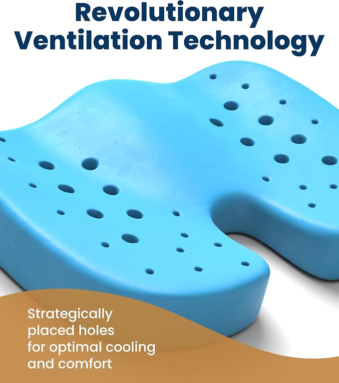Everlasting Comfort Doctor Recommended Memory Foam Seat Cushion - Image 5