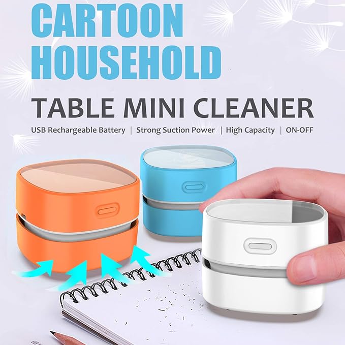 ODISTAR Desktop Vacuum cleaner, Mini table dust sweeper Energy Saving, High - Image 4