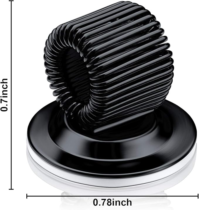 Outus 16 Pcs Black Pen Holder Clips Manganese Steel Pen Holder Self Adhesive - Image 2