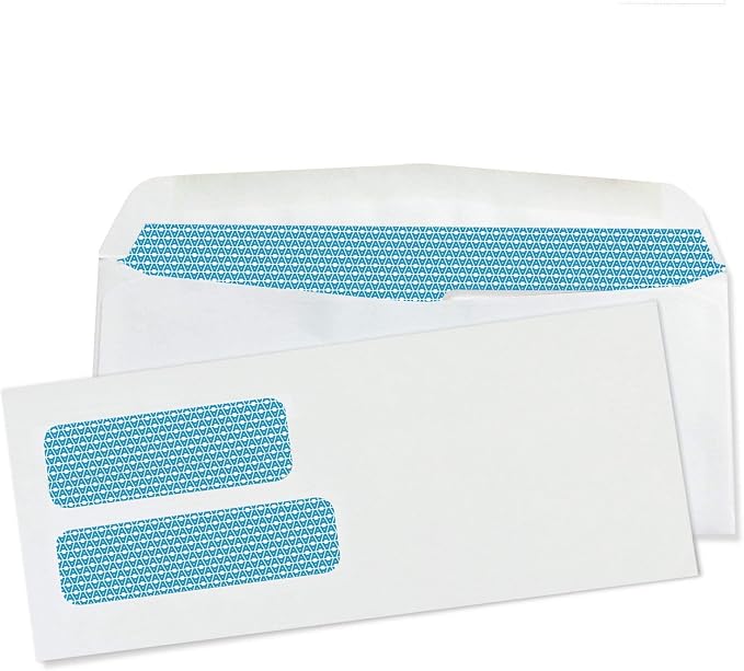 Aimoh #9 Double Window Security Business Mailing Envelopes - Image 5