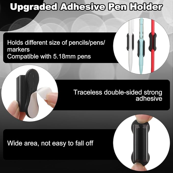 Sherr 12 Pack Adhesive Pencil Holders - Image 4