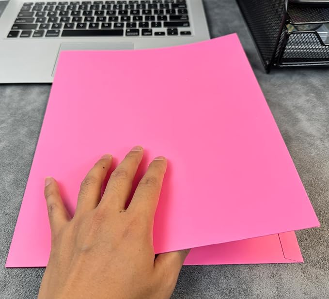 BIBRADAA® 50 Packs Pink Folders - Image 4