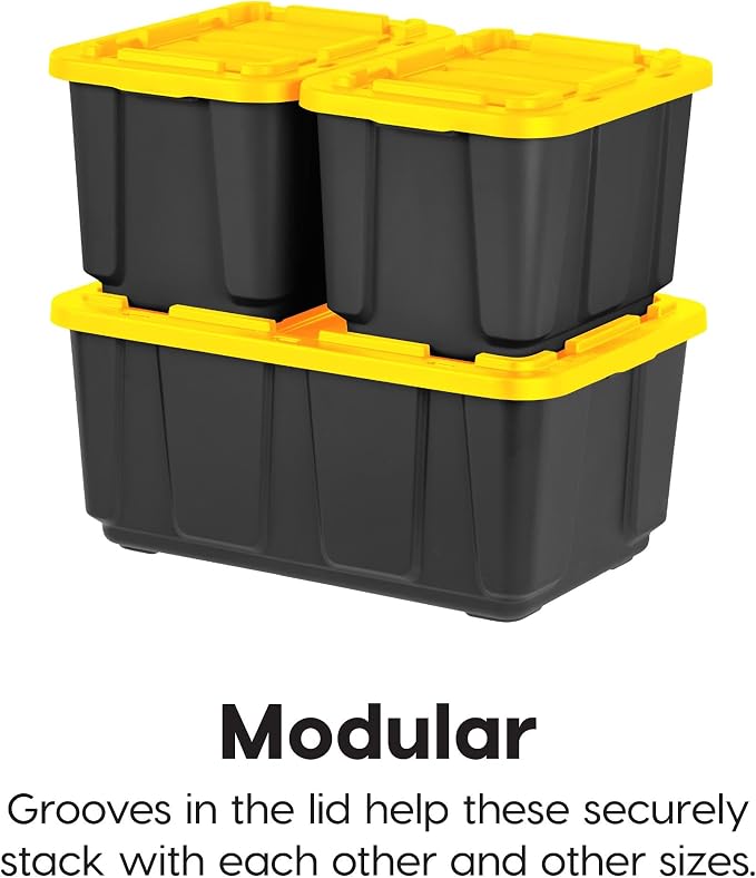 IRIS USA 4-Pack 27 Gallon Storage Bins - Image 5