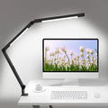 LED Desk Lamp with Clamp, Architect Desk Lamp with Dual Light and Adjustable by Micomlan