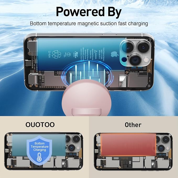 【Adjustable Blue Ambient Light】 Wireless Charger 3 in 1 - Image 5