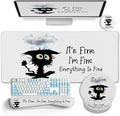 LIMKRIAN Desk Mat Set, Large Gaming Mouse Pad by LIMKRIAN